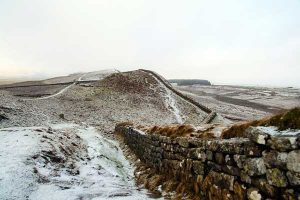 Hadrian's Wall in winter
